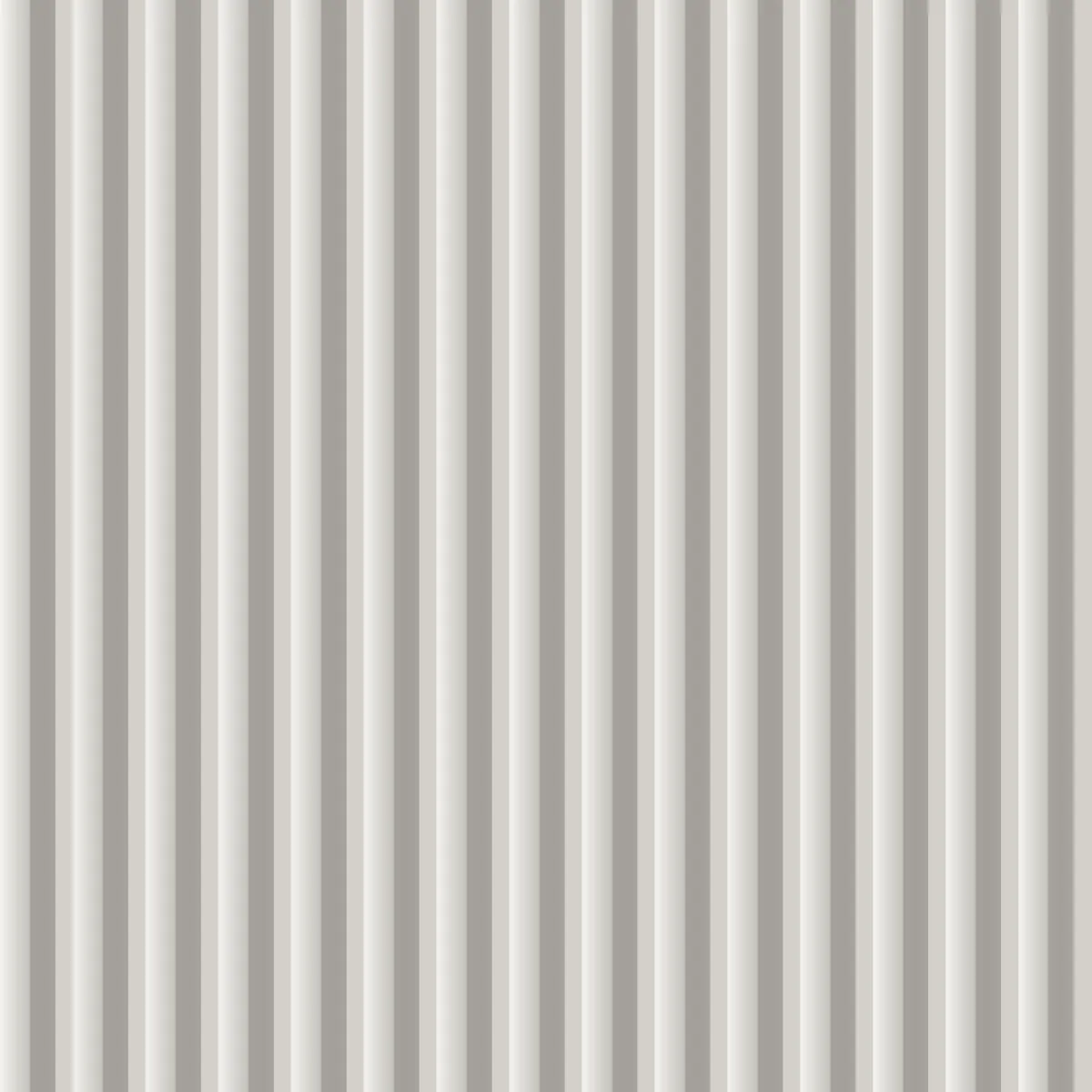 Parma fluted wall panel, front view