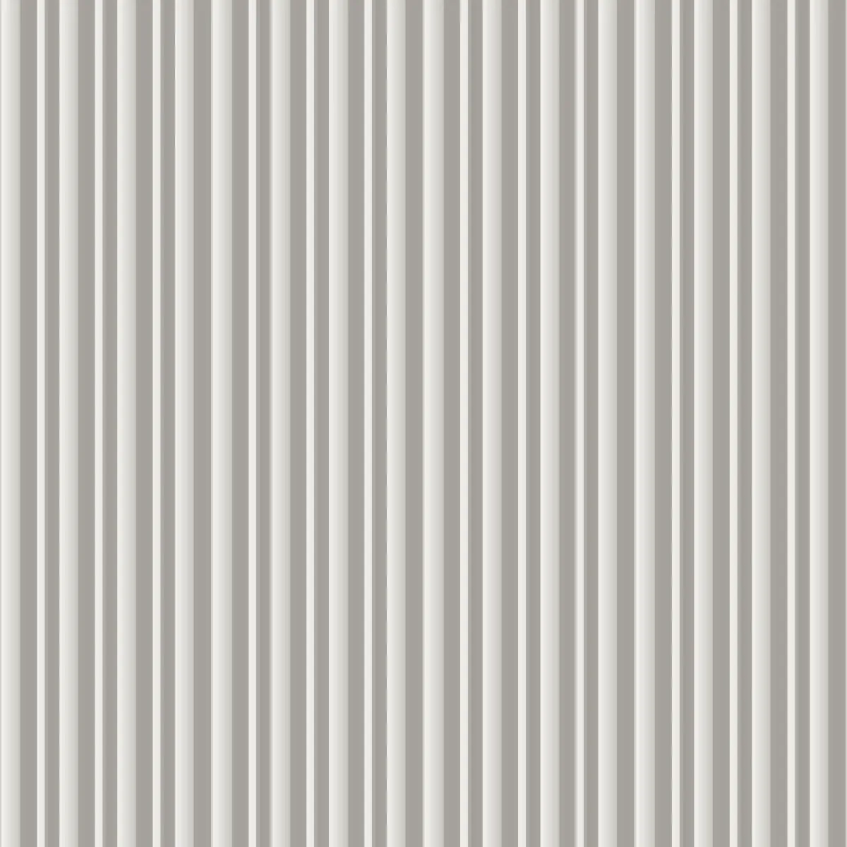 Scallop & Notch fluted wall panel, front view