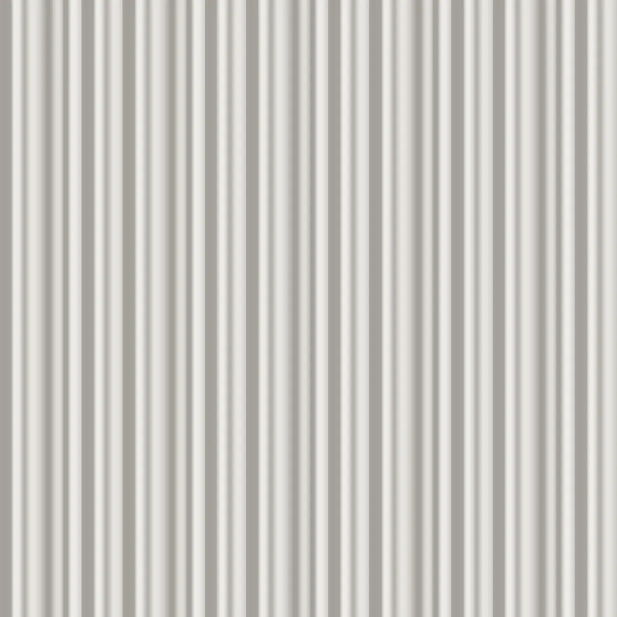 Double Crest fluted wall panel, front view