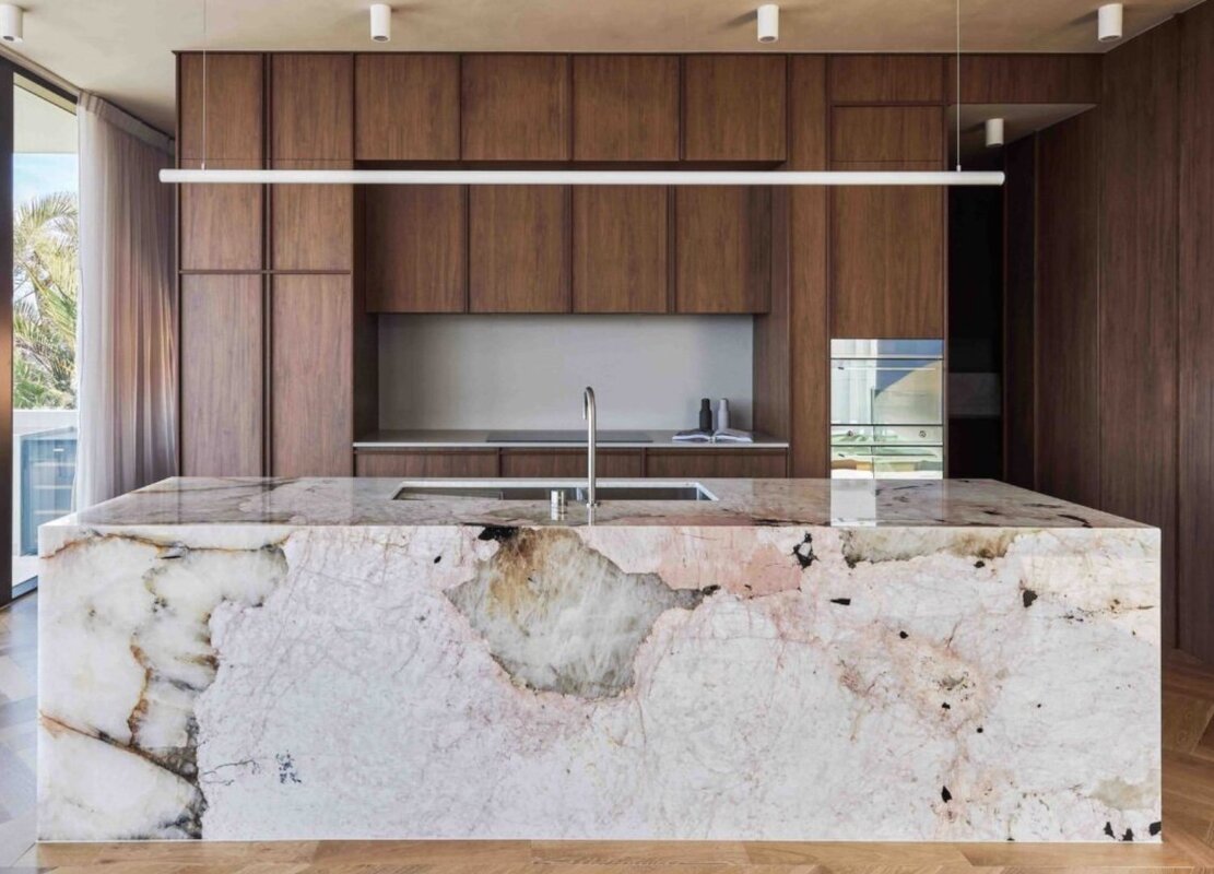 pink patagonia quartzite counter