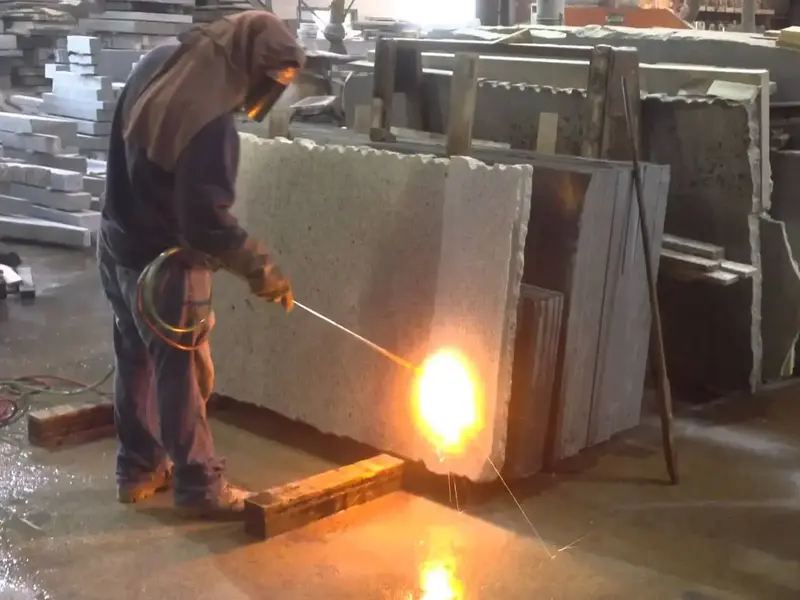 why flamed granite is better choice for outdoor