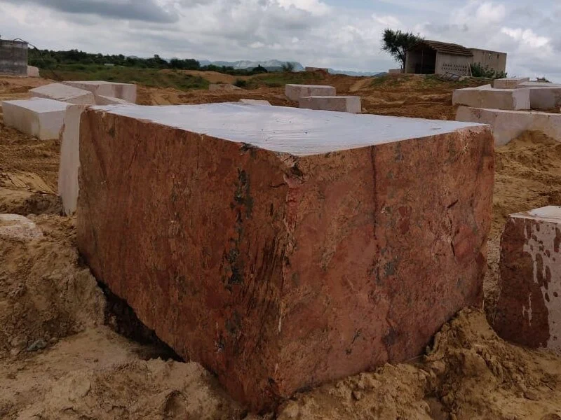 alaska red granite blocks indian mines