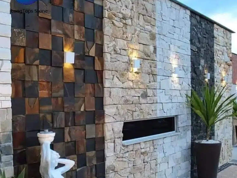 Granite wall tile