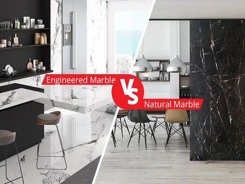 engineered marble vs natural marble