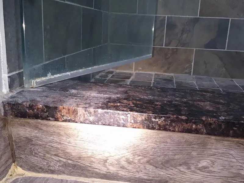 granite threshold for shower