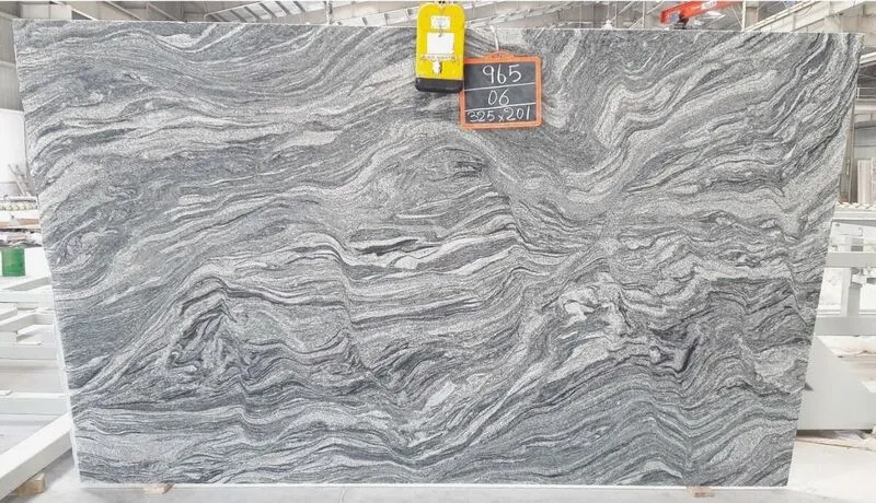 IMAGE: Gangsaw Size (Large Size of L325 X H201 CM) of Viscount White Granite Slabs